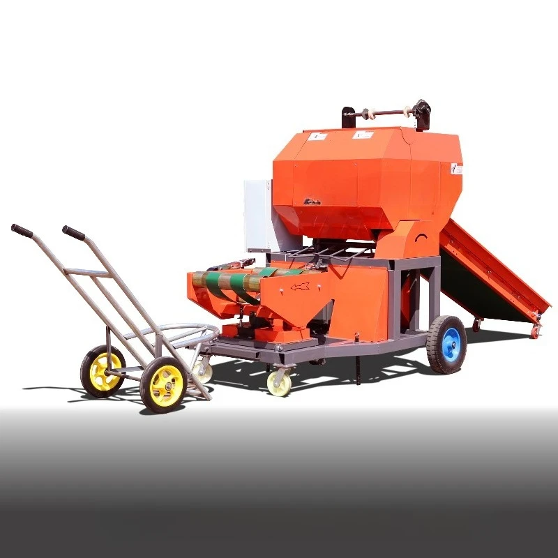 Customized Fully Automatic Silage Round Baler Wrapping Machine For Farm
