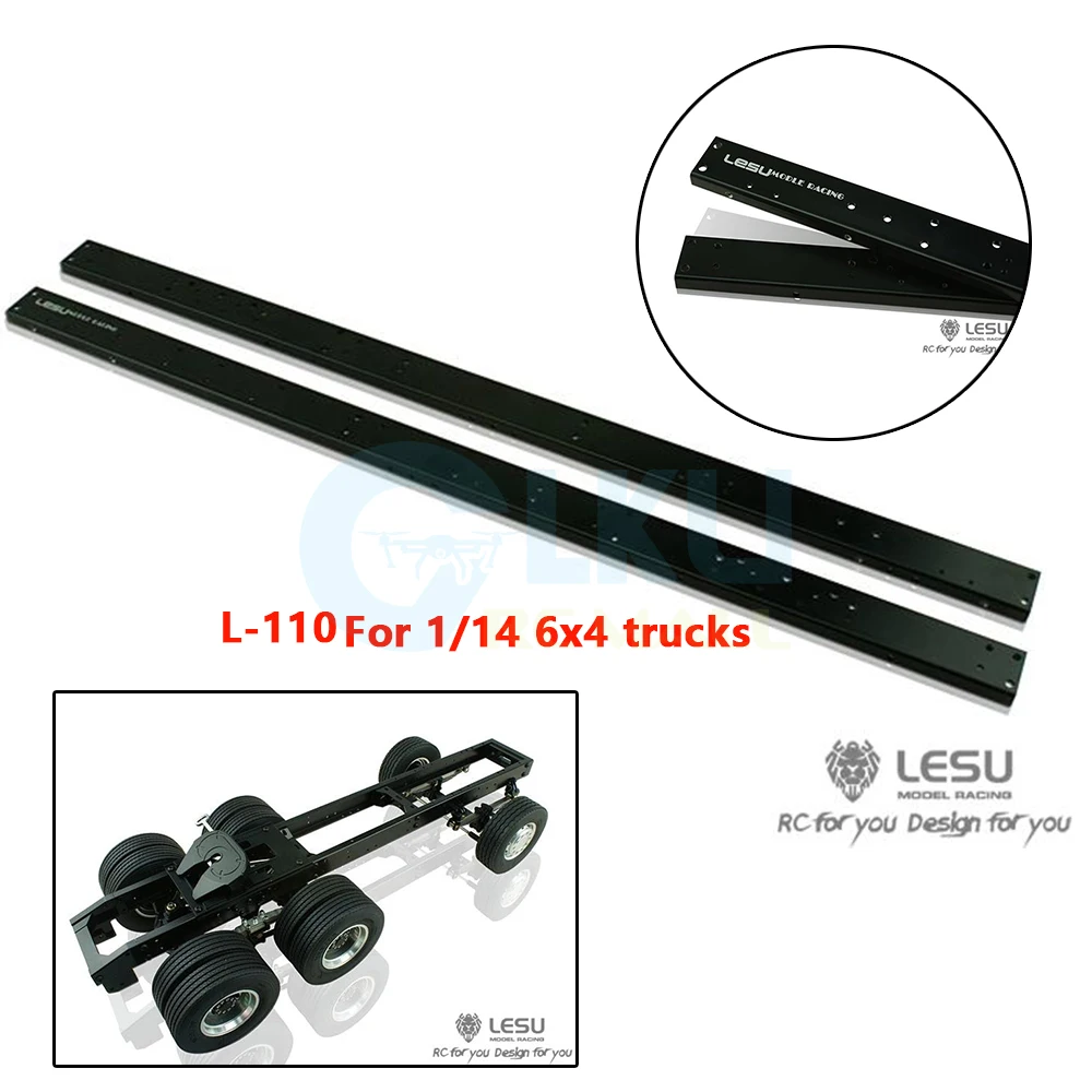 

LESU L-110 1/14 тягач универсальный DIY модифицированный трехосный луч 6X4 Tamiya RC модель грузовика обновление металлических деталей
