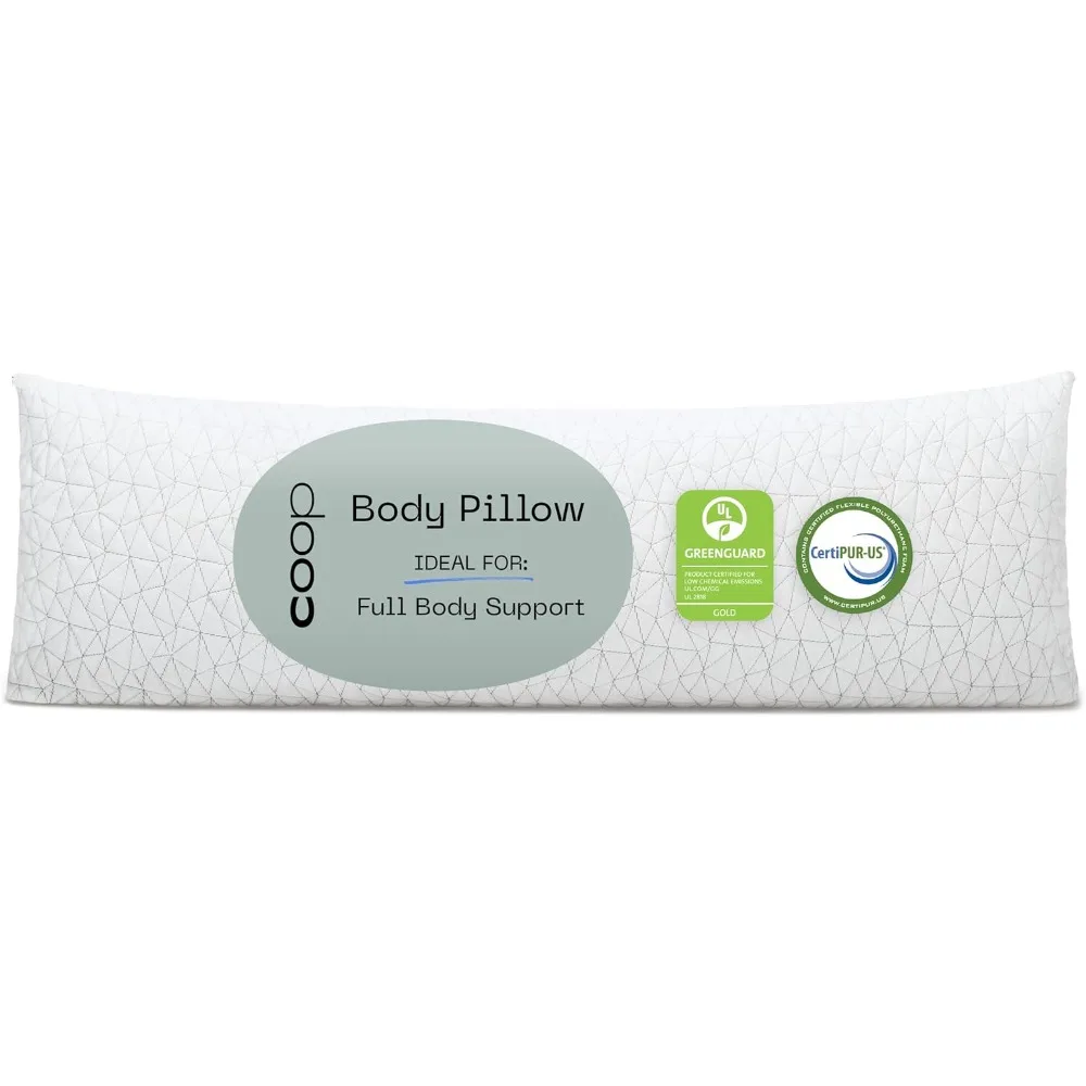 

Home Goods The Original Body Pillow, Adjustable Body Pillows for Adults, 20x 54 Long Pillow for Bed, Back, Shoulder, Hip