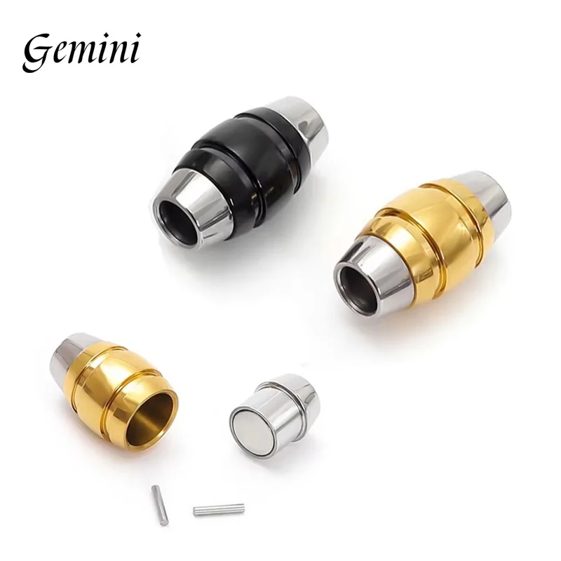 

5Pcs 316L Stainless Steel Magnetic Clasps 5mm for Anti-static Silicone Bracelet Accessories DIY Jewellery Making Supplies