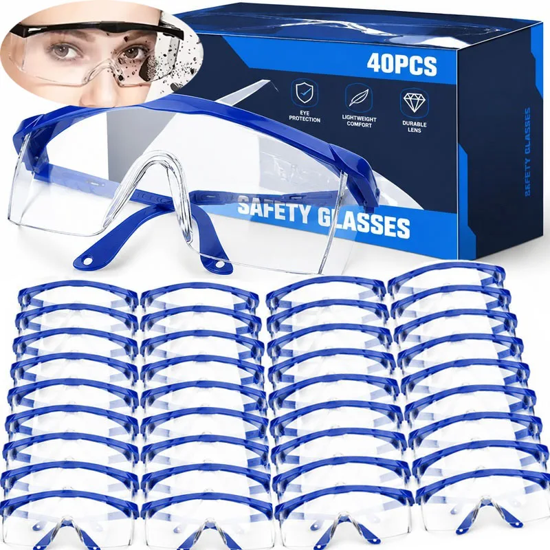 Anti-Splash Work Safety Glasses Eye Protecting Lab Goggles Protective Industrial Wind Dust Proof Goggles Cycling Glasse