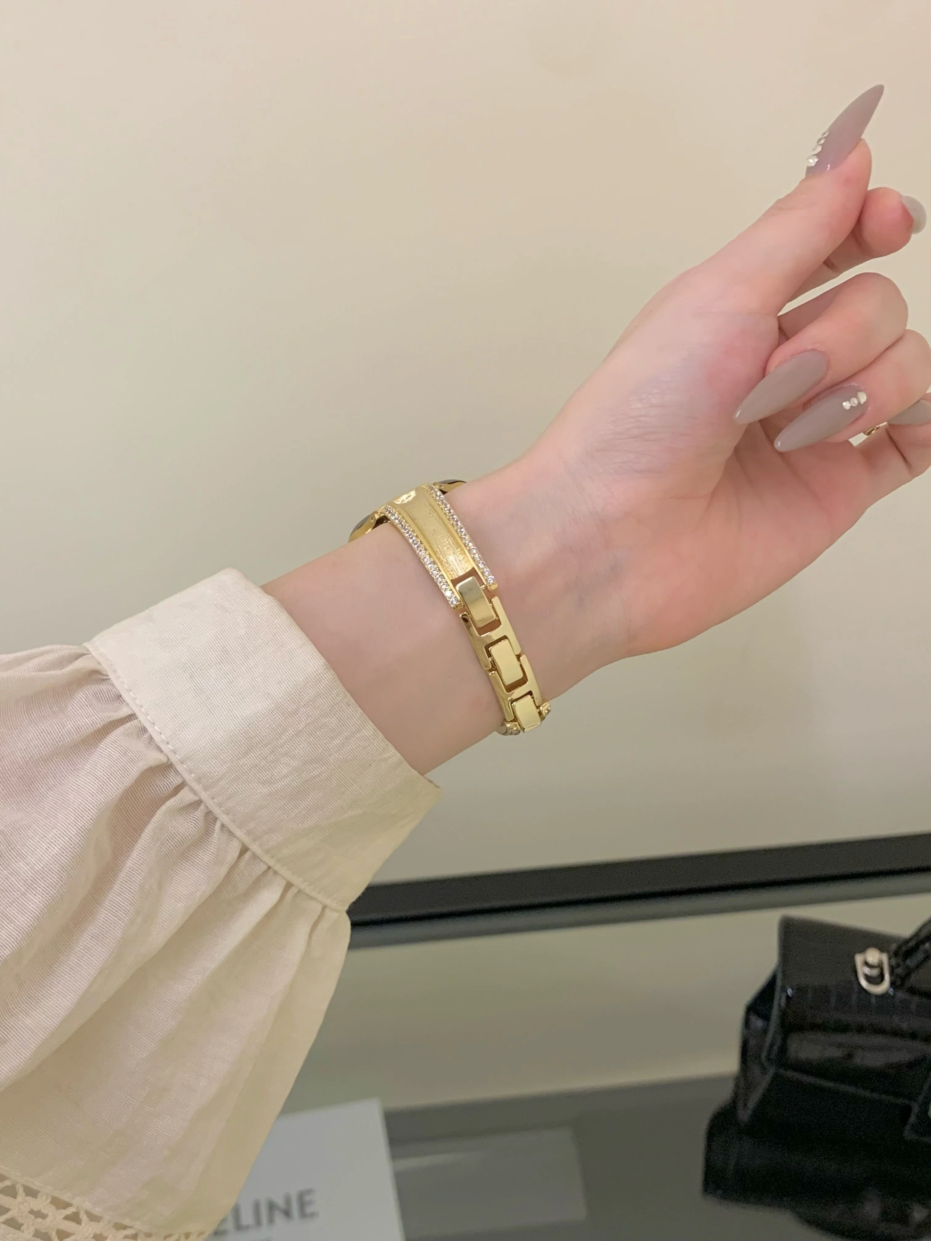 متوافق مع حزام iWatch 38 مم 40 مم 41 مم 42 مم 44 مم 45 مم 49 مم حزام معدني من الماس المتلألئ #5