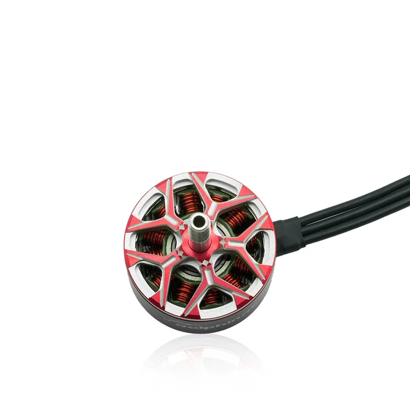 محرك الطائرة بدون طيار بدون فرش 2810 1100KV Dolphinrc 5 مم رمح 6S منخفض الضوضاء طويل الأمد لطائرة RC FPV بدون طيار