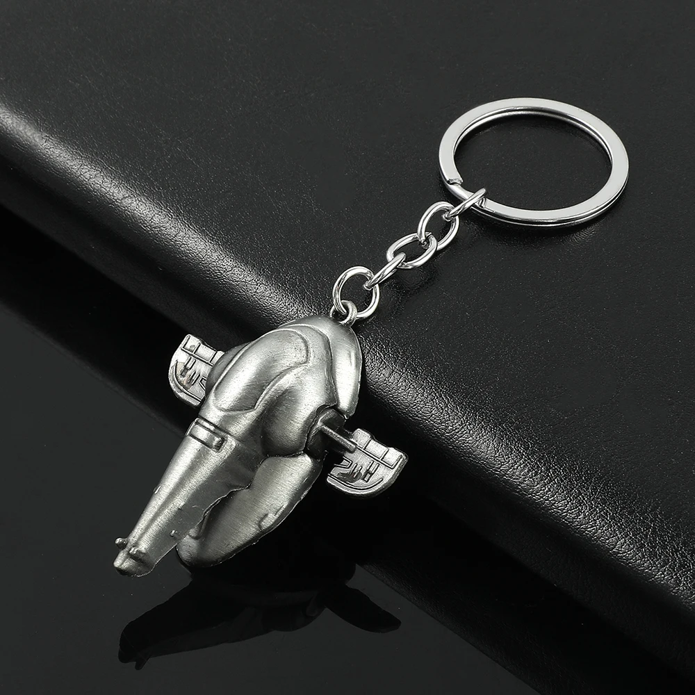 Movie Periphery Vintage Ship Keychain Creative Trend Metal Pendant Key Holder Accessories Gift for Fans