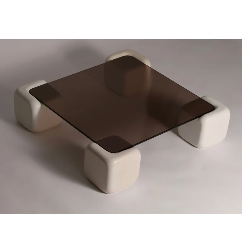 

Square Candy Homestay Sofa Tea Table Simple Tea Table Square Art Tea Table