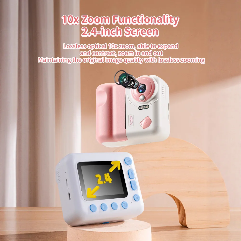 JJRC V19 Dziecięca Aparat Cyfrowy HD Zabawka - Aparat Natychmiastowy DIY na Prezenty Świąteczne dla Dzieci, Prezenty Świąteczne, Prezent Urodzinowy