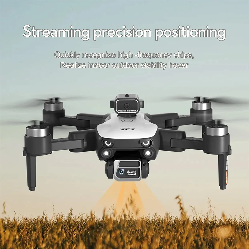 S2S Drone 8K HD Dual Camera Brushless Motor Obstacle Avoidance Smart Aircraft RC Helicopter Professional Foldable Quadcopter Toy