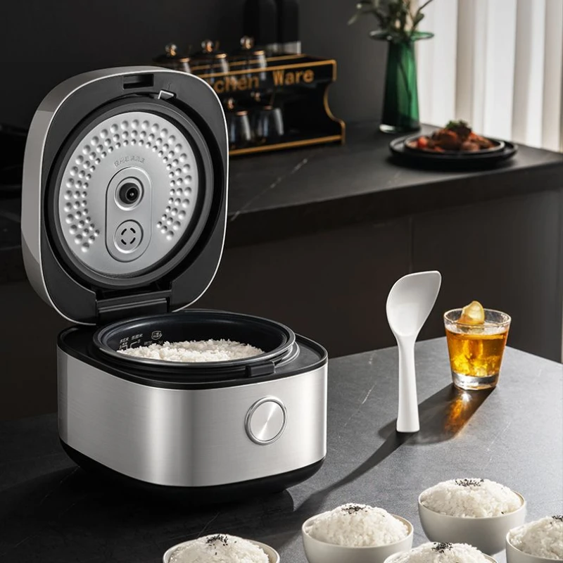 Multifunctional Smart Reservation Rice Cooker: 4L/5L Large Capacity, Energy-Gathering, Antibacterial