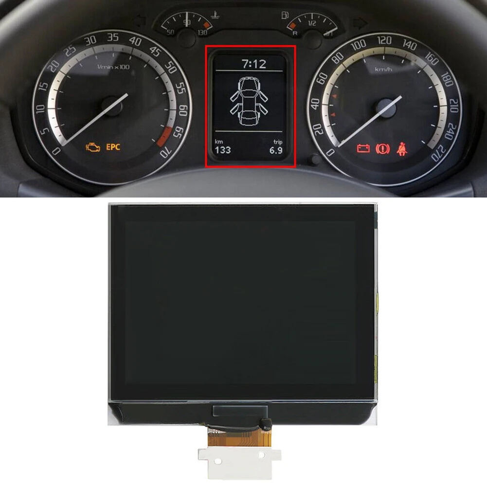 Display per Skoda per Octavia Mk2 (1Z) quadro strumenti 2004-2013 muslimblack Auto Acesssories