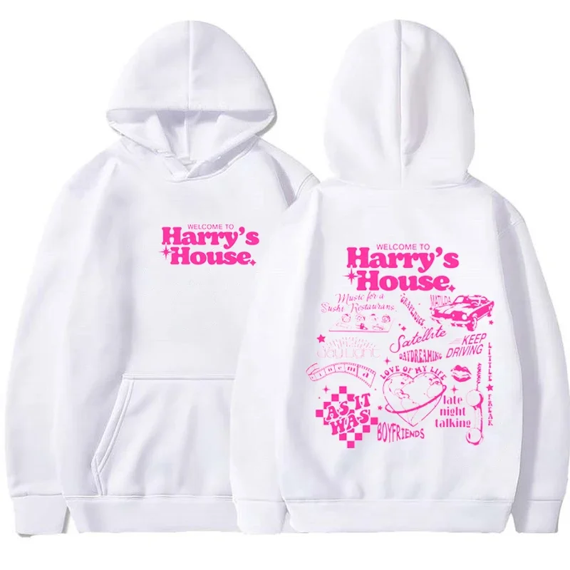 

Womens Vintage Harrys House Unisex Graphic Hoodie,Double Sided Print,Cute Hoodie,Aesthetic Clothing,House Fashion Hip Hop Hoodie