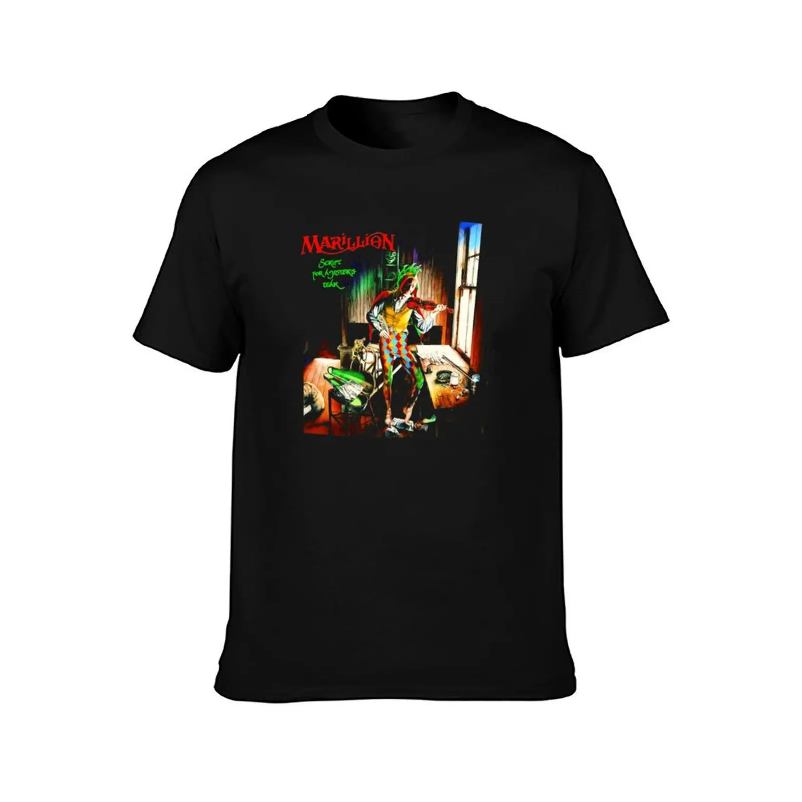 Discover The Secret To Marillion Script For A Jester Tear T-Shirt Urban Casual Loose Fit Tee T-Shirt
