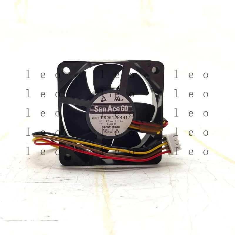 EE  1 pcs   9S0612P4H17 6025 12V 0.14A 4-wire speed regulating   cooling fan #A6-4