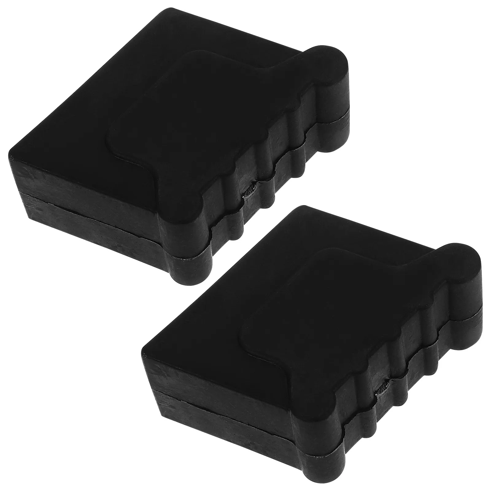 

2Pcs Ladder Feet Covers Heavy-Duty Rubber Pads Anti-Slip Floor Protector for Step Extension Ladders Durability Enhanced