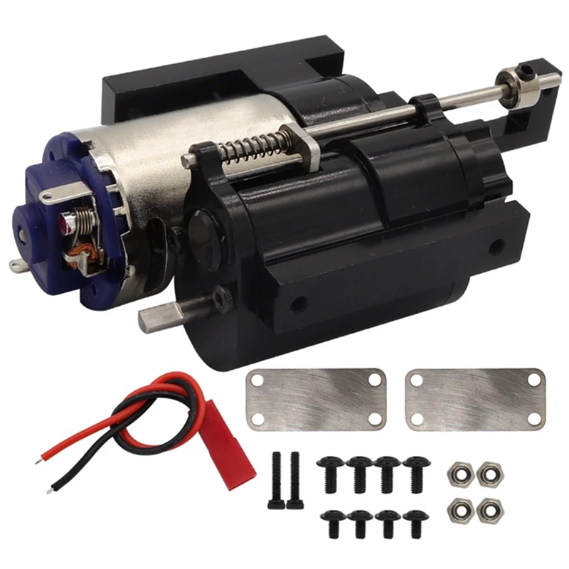 

1 Set Metal 2 Speed Transmission Gearbox For WPL C14 C24 B14 B24 MN D90 MN-90 MN98 MN99S RC Car Upgrades Accessories Black