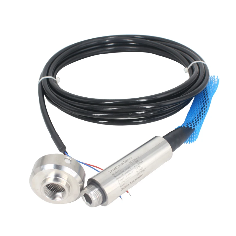 0-200M range 0-5V output customized Sludge level pressure sensor 10m cable water Liquid Level Transmitter transducer