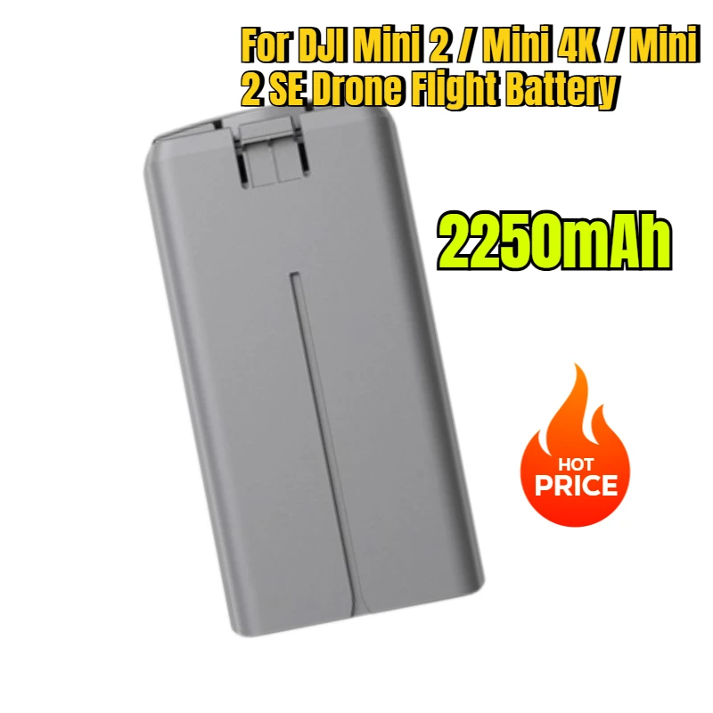 

2250mAh for DJI Mini 2 / Mini 4K / Mini 2 SE Drone Flight Battery