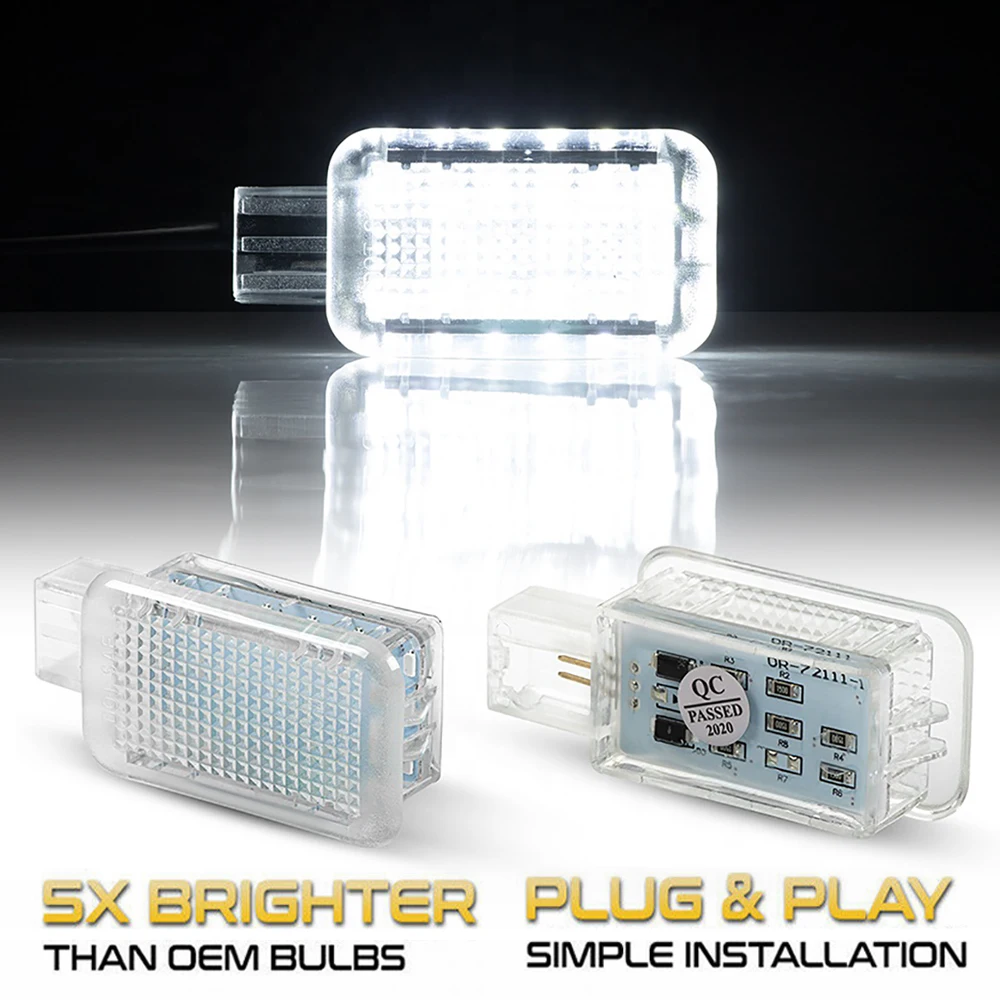 2Pcs LED Luggage Trunk lamps Welcome Door Interior Footwell Light For Land Rover Range Rover L405 Sport L494 SVR Defender L663