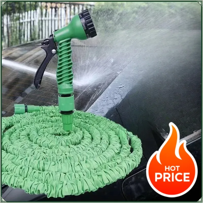 2026 50 Feet / 75 Feet / 100 Feet Multifunctional Expandable Hose Home Gardening Tools Garden Hose High-pressure Water Gun