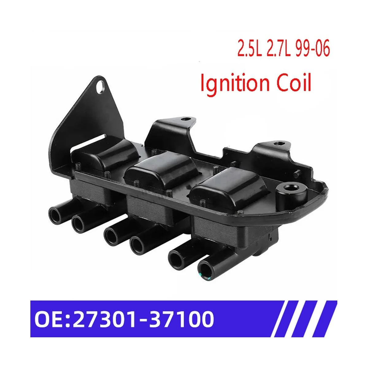 Ignition Coil Pack 27301-37100 2730137105 UF284 for Hyundai Sonata Trajet Highway Van Santa Fe Tucson KIA