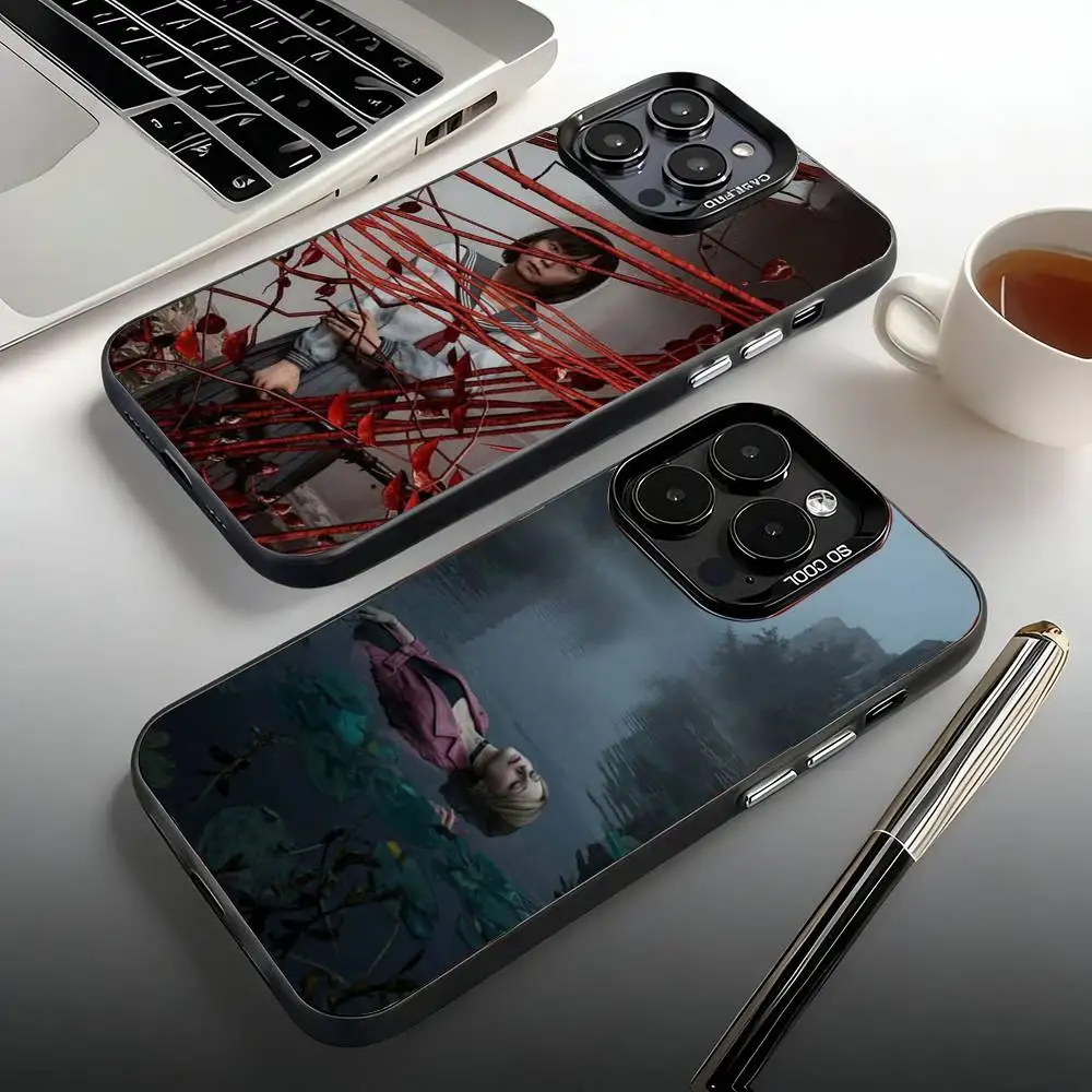 

S-Silent Hill Horror Phone Case For iPhone 17,16,15,14,13,12,11,Pro,Max,Plus,Mini,SE,Air Candy Matte Shockproof Cover