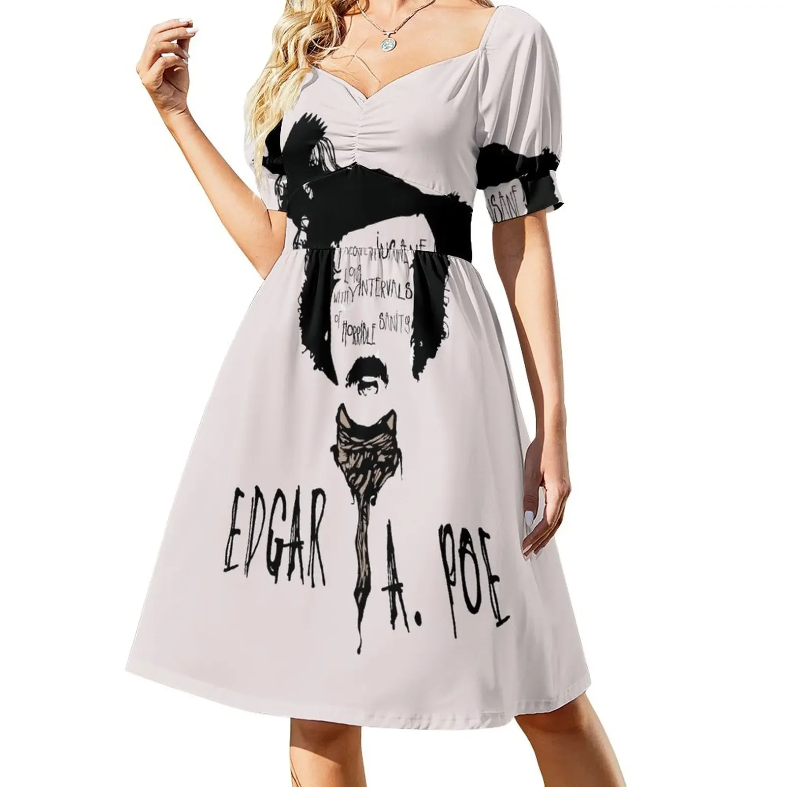 

Edgar Allan Poe art-aphorism Short-Sleeved Dress dresses for woman 2025 Long dresses women's clothing trend 2025 beach dress