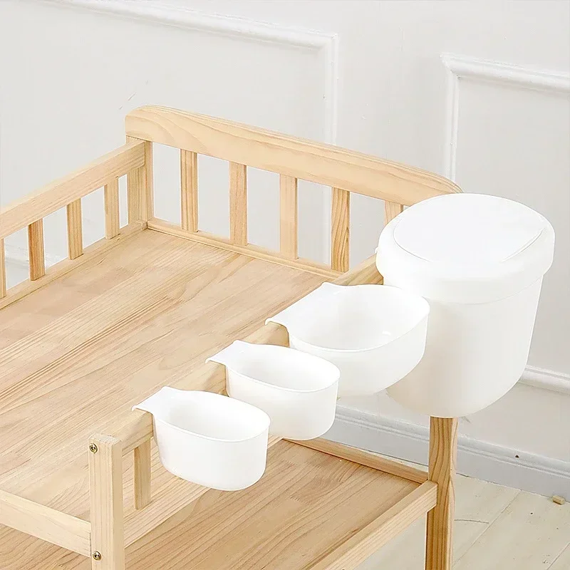 Baby Bed Hanging Storage Box Cotton Newborn Crib Organizer Toy Diaper Pocket for Crib Bedding Set Accessories Nappy Store Bags