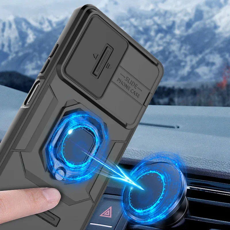 Per Oneplus 12 12R 11R 11 5G Custodia scorrevole per fotocamera OnePlus ACE 2 3V 3 Pro Anello Cover posteriore One Plus Nord CE 3 4 Lite N30 SE Funda