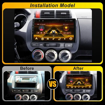 適用於本田飛度/爵士/都市(2002-2007款)的Android 15多媒體視訊播放器,支援CarPlay智慧系統和觸控螢幕 8 最佳銷售 本田鋒範安卓面板 - №2