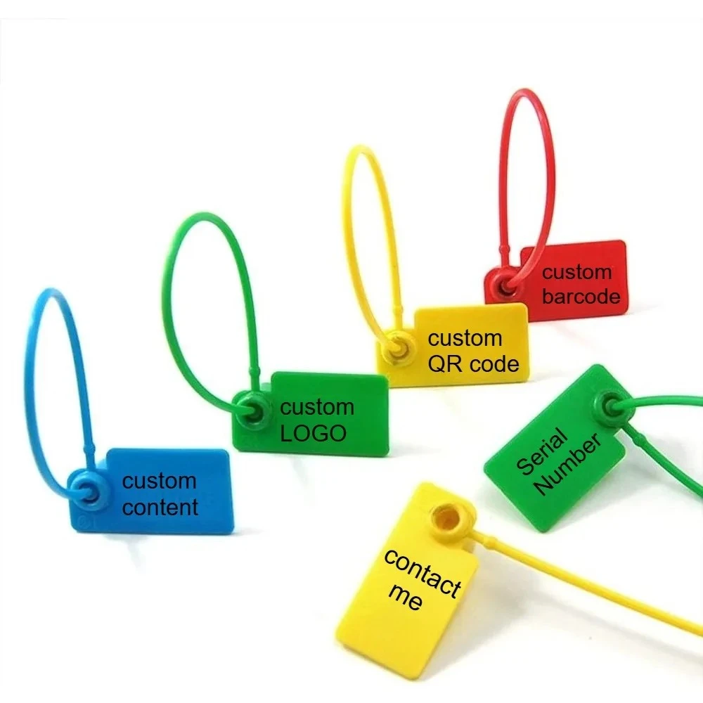 

100-500Pcs Security Tags Tamper Proof, Disposable Plastic Zip Ties Self-Locking Seals for Clothing Retail Inventory Anti-theft