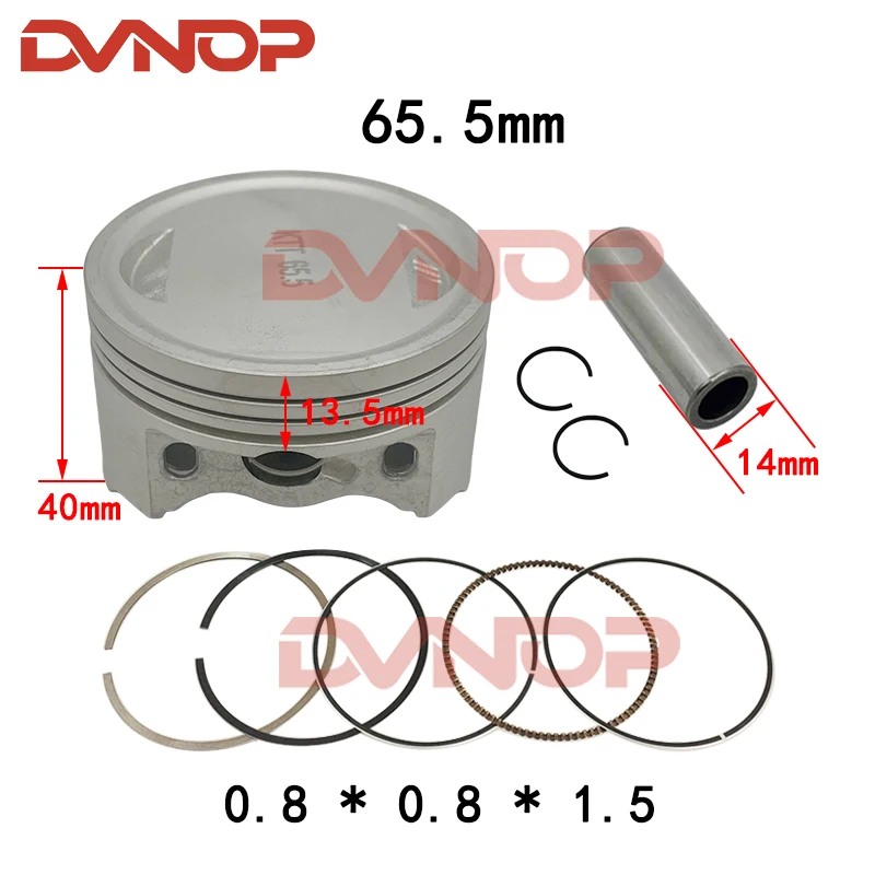 

65.5mm KPS200 KPR200 KPT200 LF200-10P 200-10R Motorcycle Piston Ring kits