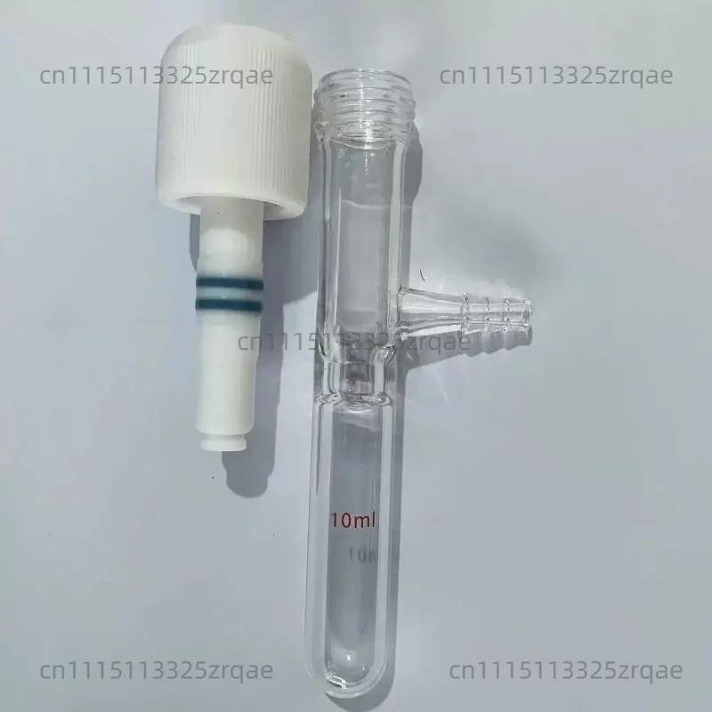 Tubular Solvent Storage Flask with Tetrafluoron All-pack High Vacuum Valve Seal Tube Schlenk Tube Reaction Flask