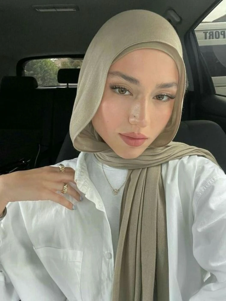 

Детский модальный хиджаб 165*50 см для женщин, детский модальный шарф, сплошной цвет, высокое качество, солнцезащитный крем, шаль, платок, тюрбан, бандана