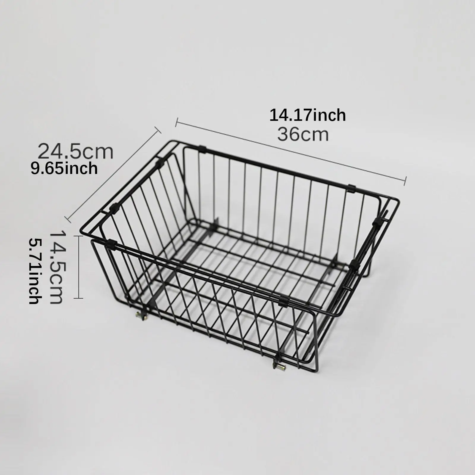 Wire Folding Basket Practical Food Storage Basket Rustproof Container Picnic Basket Multifunctional for Hiking Picnic Outdoor