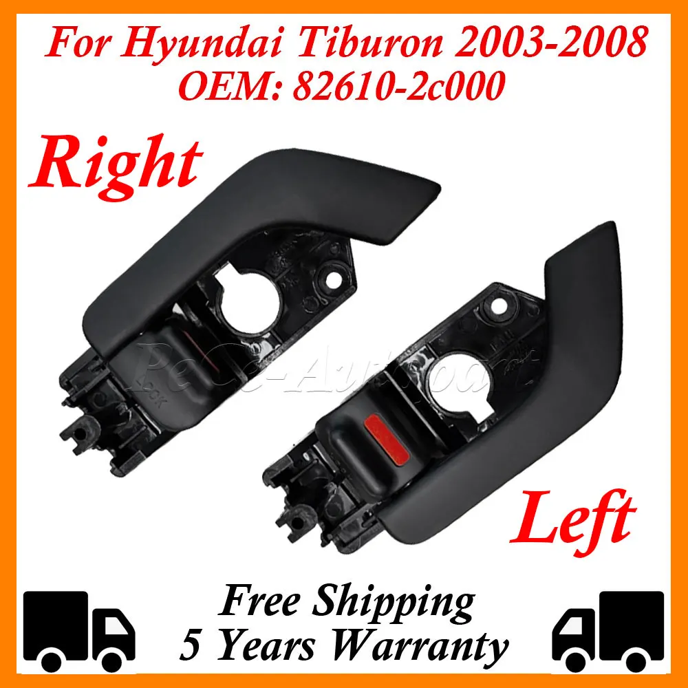 مقبض الباب الداخلي الأيسر الأيمن 82610-2C000 لسيارة Hyundai Tiburon 2003-2008 TIBURON TUSCANI COUPE