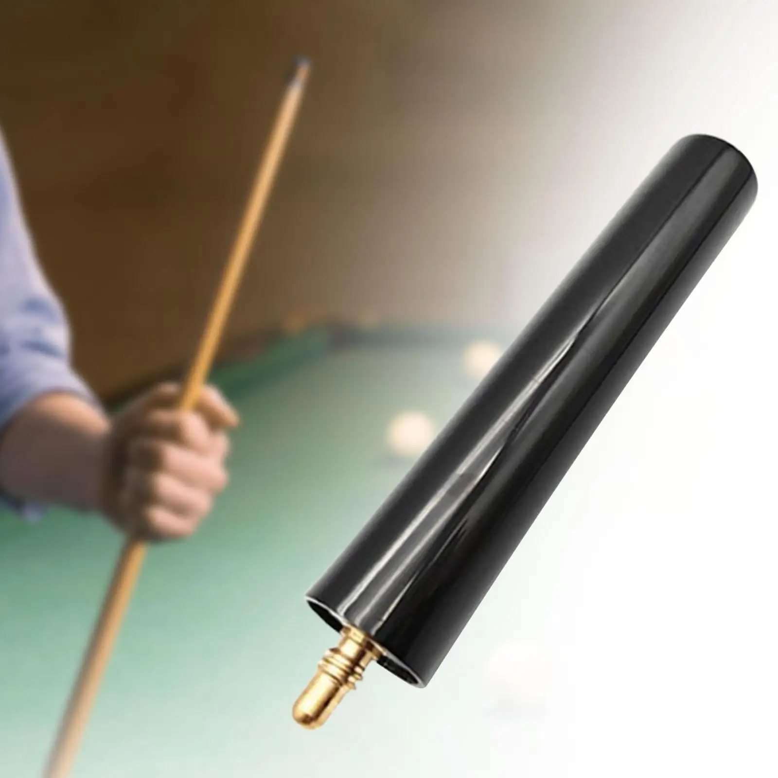 Pool Cue Extender Billiards Cue Extension Lightweight Lengthen Tool Billiard Snooker Cue Extension for Billiard Enthusiasts