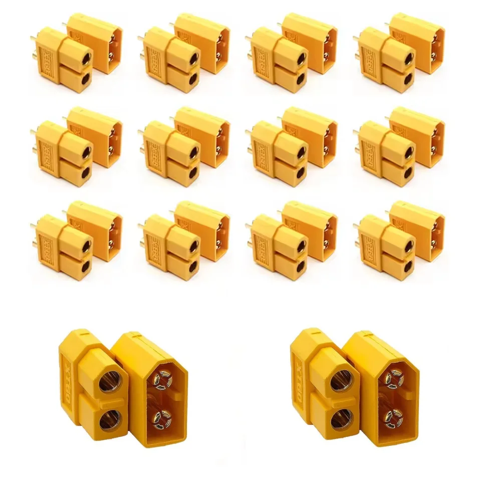 5 Pairs XT60 Connector XT60 Male Female Bullet Connectors Power Plugs for RC Lipo Battery Motor XT60 Drone Connectors