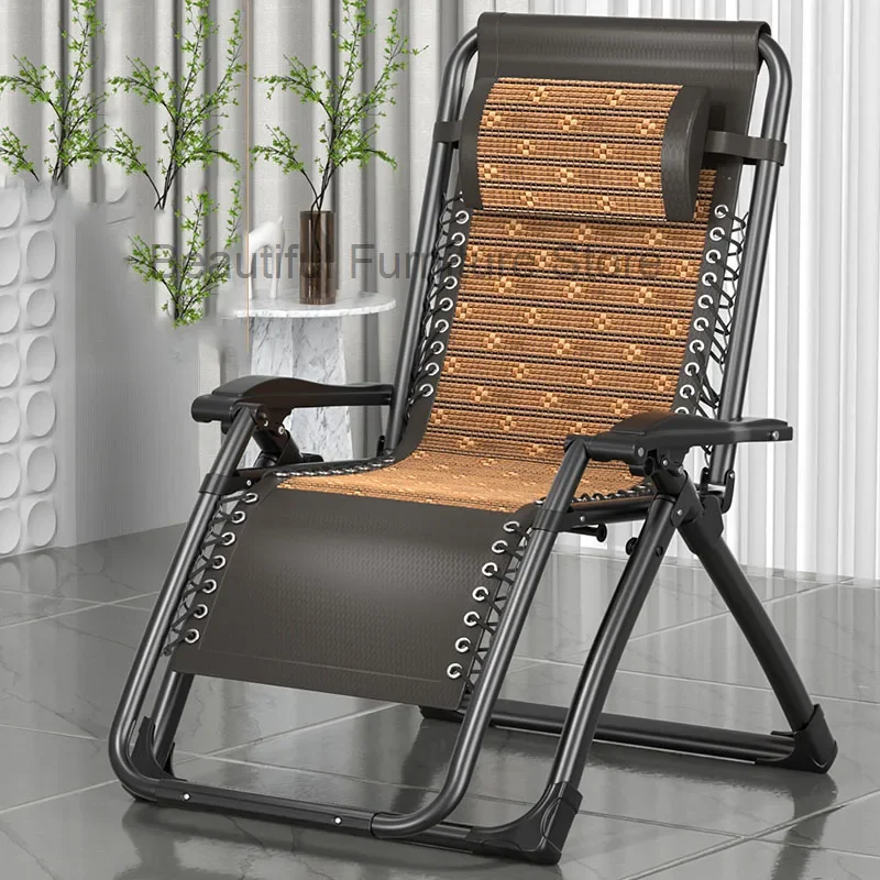 

Lounge Recliner Office Outdoor Sun Loungers Relaxing Patio Modern Metal Bondage Foldable Chairs Comfy Sedie Rocking Furniture