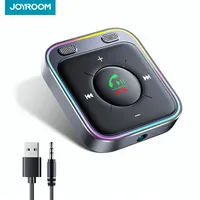 Joyroom Car Adapter Bluetooth 5.3 Car Adapter Enhanced Dual Mics ENC Noise Cancellation 3.5mm AUX Adapter Bluetooth Wireless