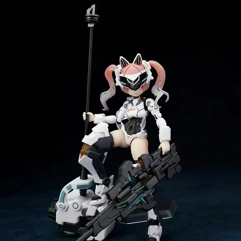 IN STOCK Now Original SNAIL SHELL 1/12 AMBRA-02 EVED Series Assault Cat Ambra Amber Mobile Suit Girl SO COOL PVC Action Figure