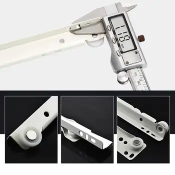 1 pár skříněk s výstupky, kladky na klávesnici, nábytek, ztlumení zvuku, dvoudílná zásuvková kolejnice, kolejnice na skříňky 10 nejlepší prodej miniaturní výsuvy do zásuvek - №10