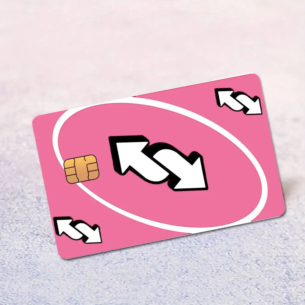 U-UNO Reverse Card Wasserdichter Hautaufkleber Bank Bus U-Bahn Zugangskarten-Schutzfolie Kartenaufkleber Mädchen-Geschenk – Detail 10