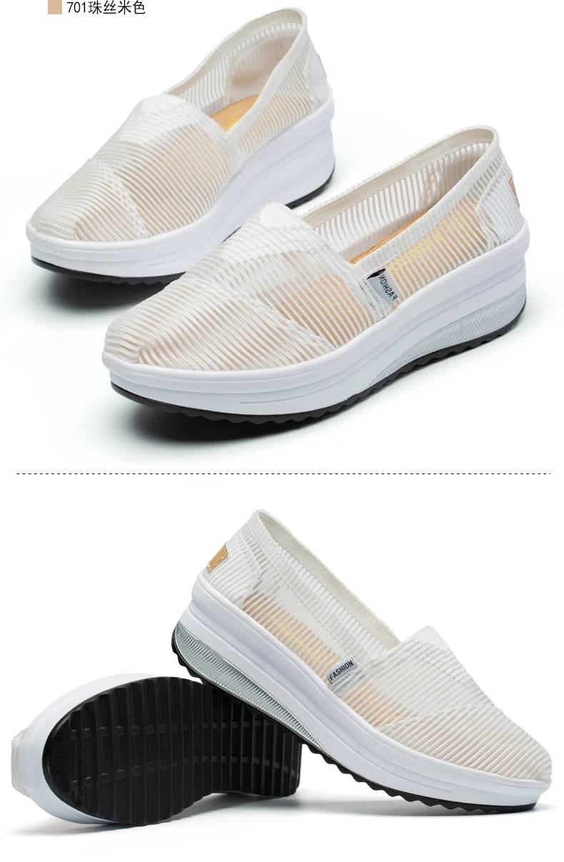 Verão Novas Mulheres Sandálias Mulheres Sapatos Casuais Leve Respirável Água Slip-on Sapatos Mulheres Sneakers Sandalias Mujer