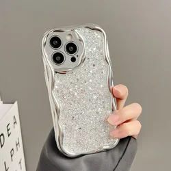 For Honor 200 100 90 GT 80 70 60 SE 50 30 Pro 8X 9X X10 X20 X30 X50 X40 X60 Goddess Casing Fashion Silver Glitter Bling Cover