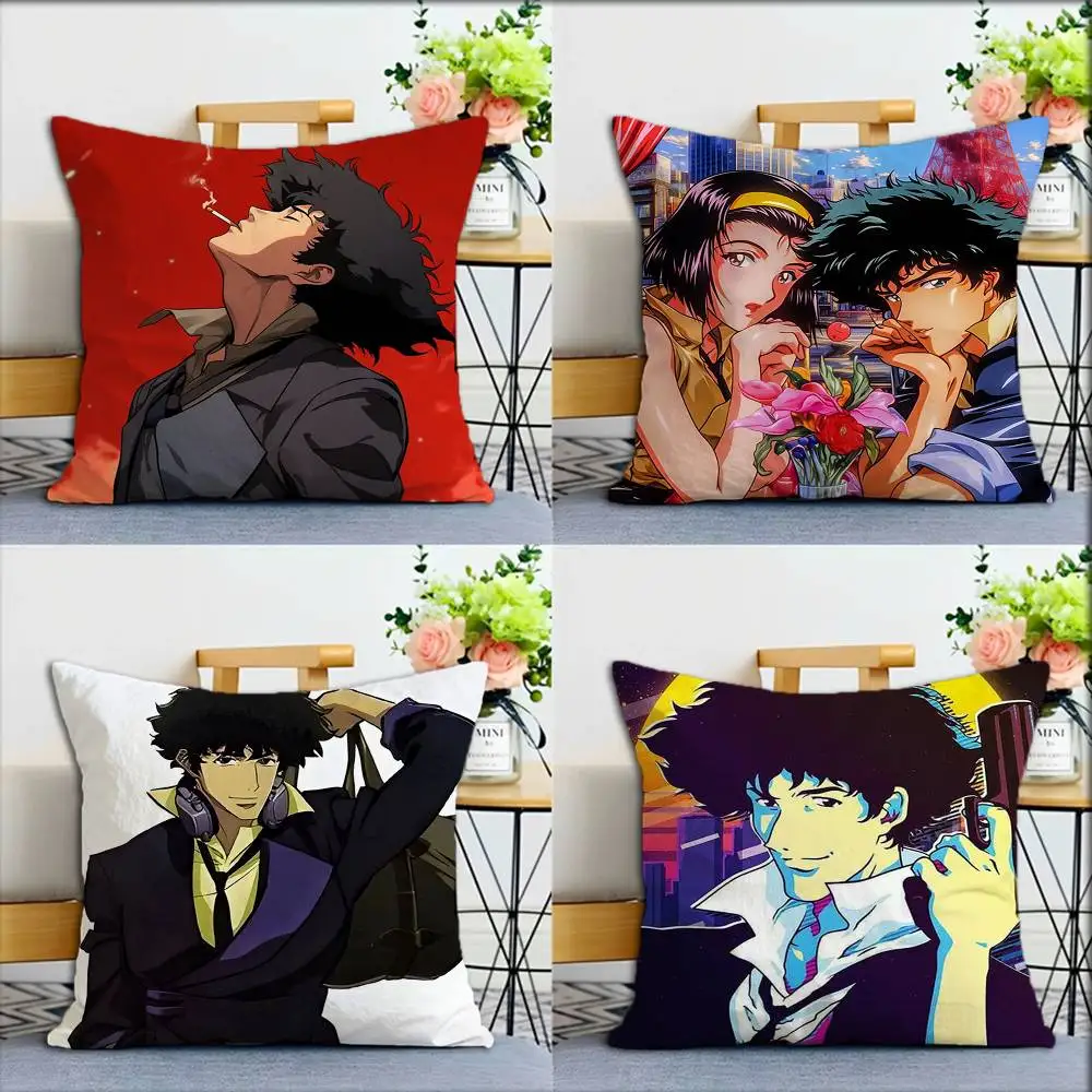 

C-Cowboy Spike Bebop Spiegel World Various Sizes Square Pillow Case For Car Home Bedchamber Decor