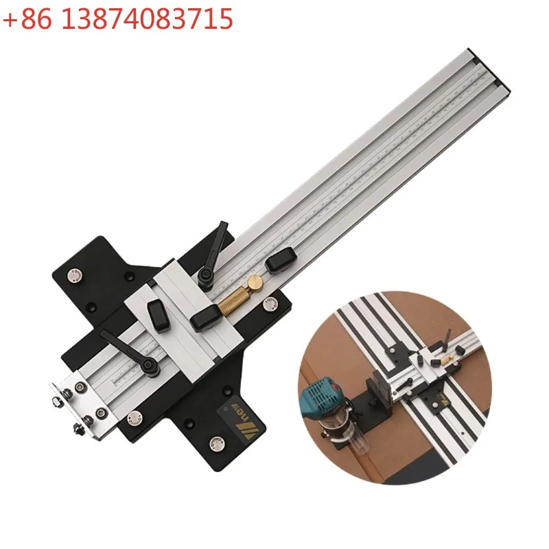 Router Guide Rail Base  for Straight and Circle Cuts, Woodworking Tool, Carpentry