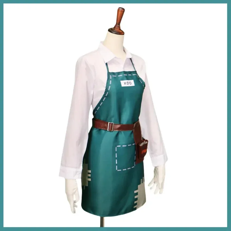 

CyAnime Game Identity Ⅴ Emma Woods Gardener Cosplay Costume Wig Shirt Apron Hat Uniform Adult Woman Cute Halloween Carnival Suit