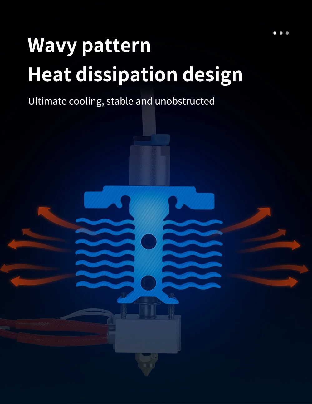 Ender 3 Neo Hotend Kit Hotend Zusammengebauter Extruder für Ender 3 V2 Neo Ender 3 Max Neo Ender 3 Neo 0,4 mm Düse – Detail 5