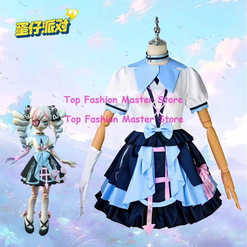 

Eggy Party Silent Girl Stella Vengeful Clown Full Cosplay Costume Set Women's Halloween Party Outfit