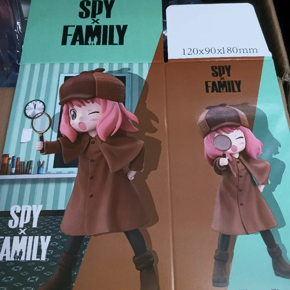 SPY FAMILY Figure Anya Forger Yor Anime Model Action Figure Detective Uniform  Collection Ornamen Toy New Year Kids Gift 13cm