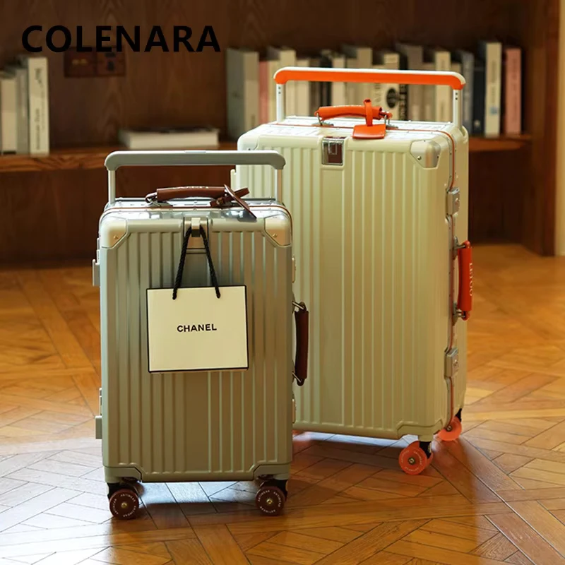 COLENARA Carry-on Travel Luggage ABS+PC Boarding Case 20